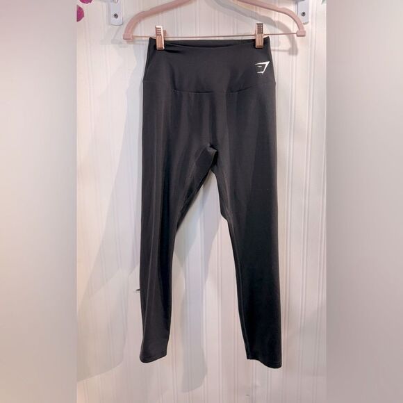 Gymshark Black Leggings Sz S - Picture 2 of 7